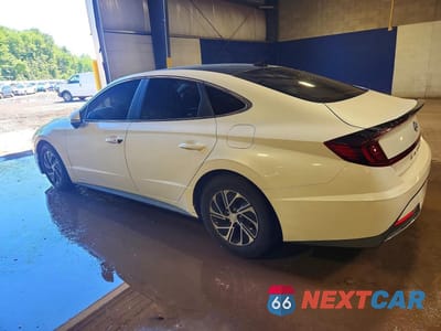 Drugie zdjęcie samochodu z przodu: 2021 HYUNDAI SONATA HYBRID BLUE VIN:KMHL24JJ0MA033100 - miniatura