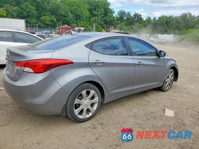 Trzecie zdjęcie samochodu z tyłu: 2012 HYUNDAI ELANTRA LIMITED VIN:KMHDH4AEXCU351454 - miniatura