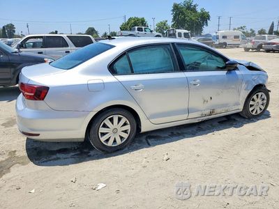 Trzecie zdjęcie samochodu z tyłu: 2016 VOLKSWAGEN JETTA S VIN:3VW267AJ2GM305124 - miniatura