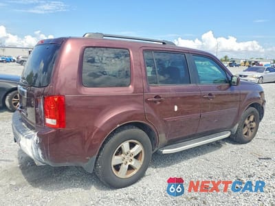 Trzecie zdjęcie samochodu z tyłu: 2011 HONDA PILOT EXL VIN:5FNYF3H65BB047606 - miniatura