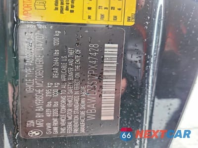 Zdjęcie 13 z 13 samochodu: 2007 BMW 335 I VIN:WBAWL73517PX47428 - miniatura