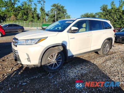2019 TOYOTA HIGHLANDER HYBRID XLE 5TDJGRFH5KS076816 - główne zdjęcie licytacji z USA - miniatura