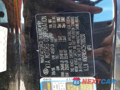 Zdjęcie 13 z 13 samochodu: 2017 KIA SPORTAGE LX VIN:KNDPM3AC5H7189230 - miniatura
