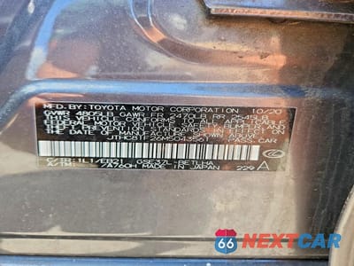 Zdjęcie 13 z 13 samochodu: 2021 LEXUS IS 300 VIN:JTHC81F26M5043561 - miniatura