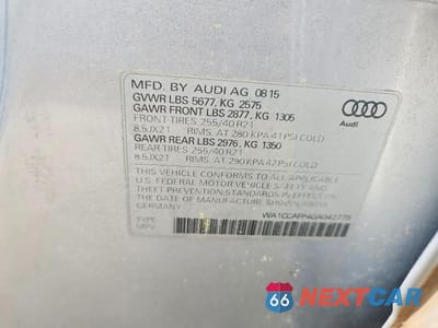 Zdjęcie 13 z 13 samochodu: 2016 AUDI SQ5 PREMIUM PLUS VIN:WA1CCAFP4GA042779 - miniatura