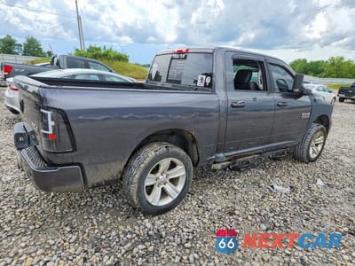 Trzecie zdjęcie samochodu z tyłu: 2014 RAM 1500 SPORT VIN:1C6RR7MT8ES212240 - miniatura