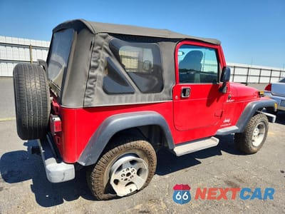 Trzecie zdjęcie samochodu z tyłu: 2003 JEEP WRANGLER / TJ SPORT VIN:1J4FA49S83P303570 - miniatura