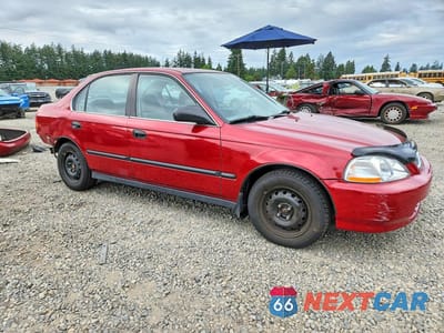 Czwarte zdjęcie samochodu z boku: 1998 HONDA CIVIC LX VIN:1HGEJ667XWL020114 - miniatura