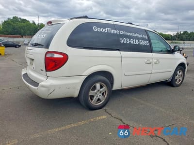 Trzecie zdjęcie samochodu z tyłu: 2007 DODGE GRAND CARAVAN SXT VIN:2D4GP44L97R133073 - miniatura