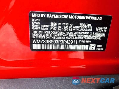 Zdjęcie 12 z 12 samochodu: 2024 MINI COOPER JCW COUNTRYMAN ALL4 VIN:WMZ33BS03R3R42911 - miniatura