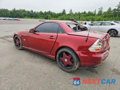 Drugie zdjęcie samochodu z przodu: 2001 MERCEDES-BENZ SLK 320 VIN:WDBKK65F21F205352 - miniatura