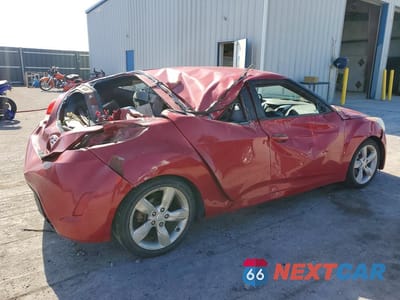 Trzecie zdjęcie samochodu z tyłu: 2012 HYUNDAI VELOSTER BASE VIN:KMHTC6AD2CU041747 - miniatura