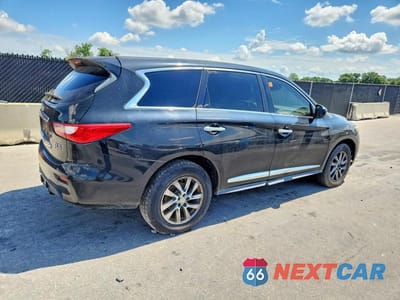Trzecie zdjęcie samochodu z tyłu: 2013 INFINITI JX35 BASE VIN:5N1AL0MN7DC324080 - miniatura