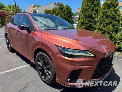 Czwarte zdjęcie samochodu z boku: 2023 LEXUS RX 500H F SPORT VIN:2T2BCMEA9PC005590 - miniatura