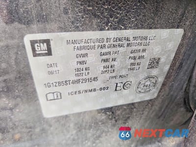 Zdjęcie 12 z 12 samochodu: 2017 CHEVROLET MALIBU LS VIN:1G1ZB5ST4HF291545 - miniatura