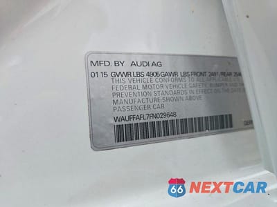 Zdjęcie 12 z 12 samochodu: 2015 AUDI A4 PREMIUM PLUS VIN:WAUFFAFL7FN029648 - miniatura