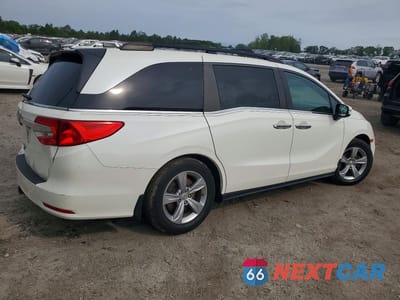 Trzecie zdjęcie samochodu z tyłu: 2018 HONDA ODYSSEY EXL VIN:5FNRL6H76JB003328 - miniatura