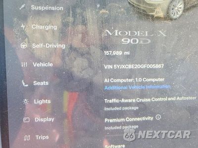 Zdjęcie 9 z 13 samochodu: 2016 TESLA MODEL X VIN:5YJXCBE20GF005867 - miniatura