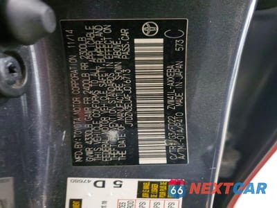 Zdjęcie 12 z 12 samochodu: 2015 TOYOTA PRIUS V TWO VIN:JTDZN3EU4FJ016713 - miniatura