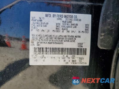 Zdjęcie 12 z 12 samochodu: 2015 FORD EDGE SEL VIN:2FMTK4J92FBB66051 - miniatura