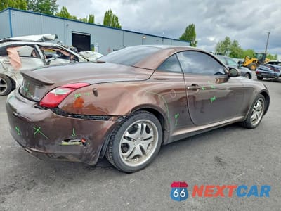 Trzecie zdjęcie samochodu z tyłu: 2006 LEXUS SC 430 VIN:JTHFN48YX69002354 - miniatura