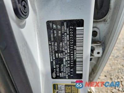 Zdjęcie 13 z 13 samochodu: 2014 KIA OPTIMA LX VIN:5XXGM4A78EG270072 - miniatura