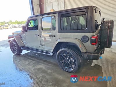 Drugie zdjęcie samochodu z przodu: 2023 JEEP WRANGLER SAHARA 4XE VIN:1C4JJXP63PW537392 - miniatura
