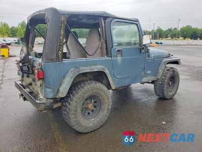 Trzecie zdjęcie samochodu z tyłu: 1998 JEEP WRANGLER / TJ SPORT VIN:1J4FY19S2WP739281 - miniatura