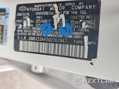 Zdjęcie 14 z 14 samochodu: 2016 HYUNDAI TUCSON SE VIN:KM8J23A45GU161847 - miniatura
