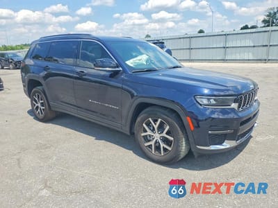Czwarte zdjęcie samochodu z boku: 2024 JEEP GRAND CHEROKEE L LIMITED VIN:1C4RJKBG0R8524807 - miniatura