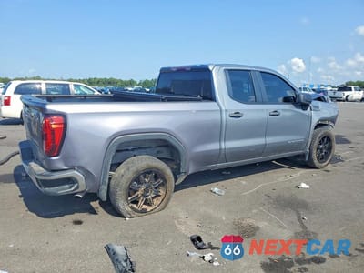 Trzecie zdjęcie samochodu z tyłu: 2021 GMC SIERRA C1500 VIN:1GTR8AEHXMZ321680 - miniatura