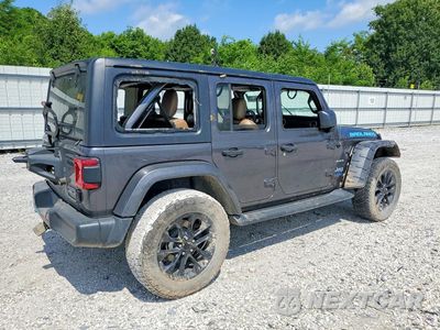 Trzecie zdjęcie samochodu z tyłu: 2022 JEEP WRANGLER VIN:1C4JJXP64NW280465 - miniatura