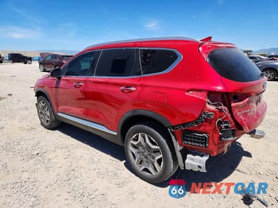 Drugie zdjęcie samochodu z przodu: 2022 HYUNDAI SANTA FE LIMITED VIN:5NMS4DAL0NH385287 - miniatura