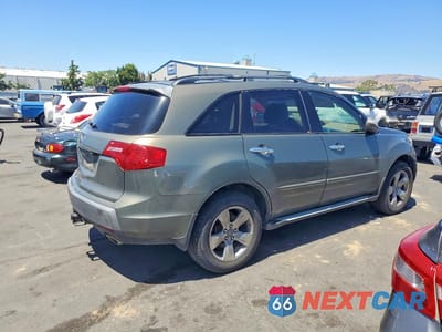 Trzecie zdjęcie samochodu z tyłu: 2007 ACURA MDX SPORT VIN:2HNYD28827H549955 - miniatura