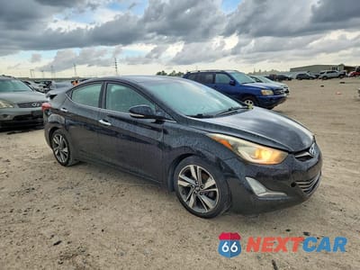 Czwarte zdjęcie samochodu z boku: 2014 HYUNDAI ELANTRA LIMITED VIN:KMHDH4AE6EU087264 - miniatura