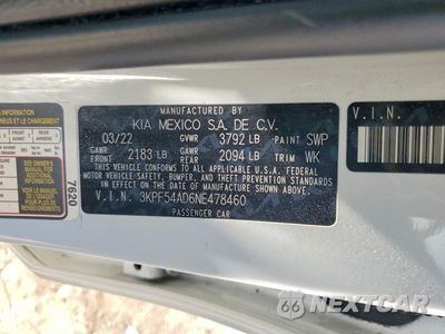 Zdjęcie 13 z 13 samochodu: 2022 KIA FORTE VIN:3KPF54AD6NE478460 - miniatura