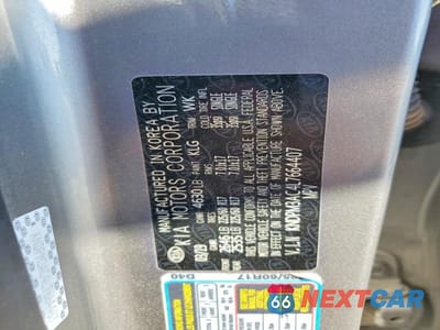 Zdjęcie 13 z 13 samochodu: 2020 KIA SPORTAGE LX VIN:KNDPM3AC4L7664407 - miniatura