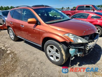 Czwarte zdjęcie samochodu z boku: 2004 NISSAN MURANO SL VIN:JN8AZ08WX4W311073 - miniatura