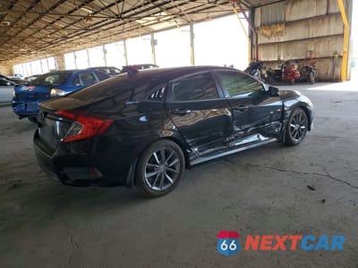 Trzecie zdjęcie samochodu z tyłu: 2019 HONDA CIVIC EX VIN:JHMFC1F39KX011127 - miniatura