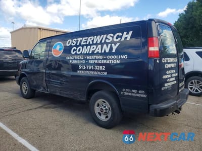 Drugie zdjęcie samochodu z przodu: 2015 GMC SAVANA G3500 DELIVERY VAN VIN:1GTZ7TCGXF1214848 - miniatura
