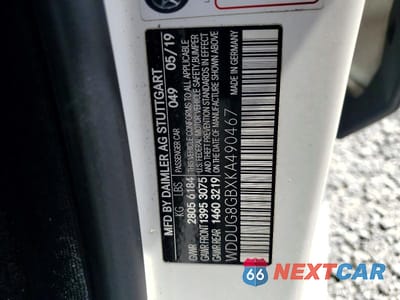Zdjęcie 12 z 12 samochodu: 2019 MERCEDES-BENZ S 560 4MATIC VIN:WDDUG8GBXKA490467 - miniatura