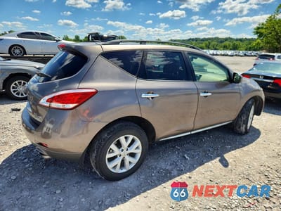 Trzecie zdjęcie samochodu z tyłu: 2012 NISSAN MURANO S VIN:JN8AZ1MW8CW231555 - miniatura