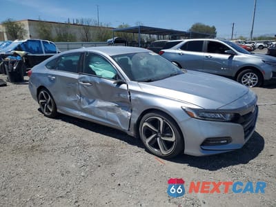 Czwarte zdjęcie samochodu z boku: 2019 HONDA ACCORD SPORT VIN:1HGCV1F38KA160888 - miniatura