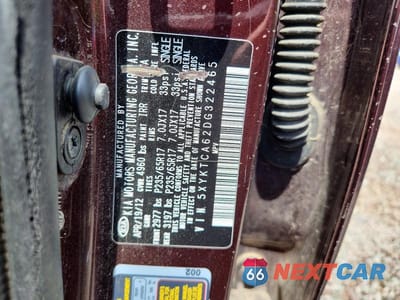Zdjęcie 13 z 13 samochodu: 2013 KIA SORENTO LX VIN:5XYKTCA62DG322465 - miniatura