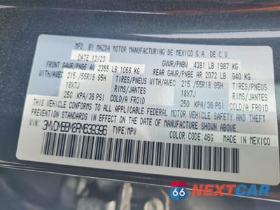 Zdjęcie 13 z 13 samochodu: 2024 MAZDA CX-30 SELECT VIN:3MVDMBBM8RM639396 - miniatura