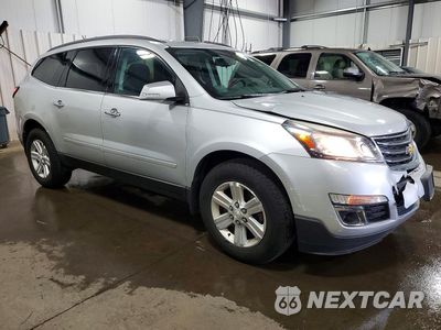 Czwarte zdjęcie samochodu z boku: 2014 CHEVROLET TRAVERSE LT VIN:1GNKVHKD4EJ123060 - miniatura