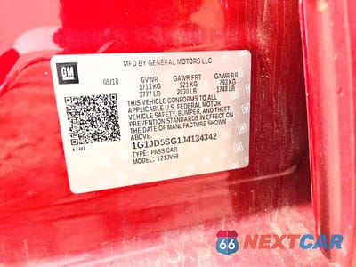 Zdjęcie 13 z 13 samochodu: 2018 CHEVROLET SONIC LT VIN:1G1JD5SG1J4134342 - miniatura