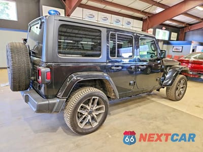 Trzecie zdjęcie samochodu z tyłu: 2024 JEEP WRANGLER 4XE VIN:1C4RJXN62RW141690 - miniatura