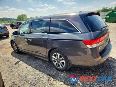 Drugie zdjęcie samochodu z przodu: 2015 HONDA ODYSSEY TOURING VIN:5FNRL5H94FB004433 - miniatura