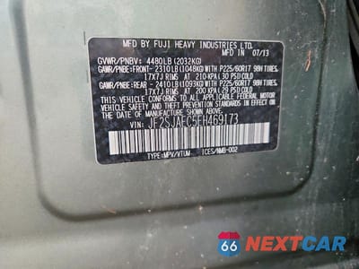 Zdjęcie 14 z 14 samochodu: 2014 SUBARU FORESTER 2.5I PREMIUM VIN:JF2SJAEC5EH469173 - miniatura